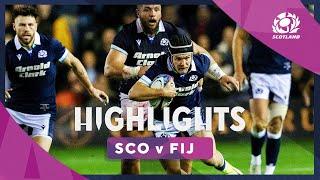 HIGHILIGHTS | Scotland v Fiji | Famous Grouse Nations Series 2024