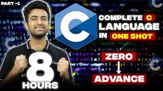 C Language Full Course - Part 1 (Beginner to Advance) | 100+ Questions + Notes