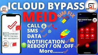 {[Windows FREE]}MEID iCloud bypass with Sim/Fix SIM/FaceTime/notifications/Restart FIX,All iOS