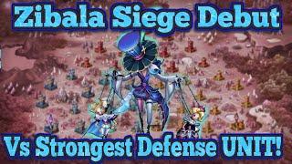 Zibala Siege Debut VS Strongest Defense unit!!  - Summoners War