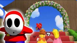 Mario Party 9 Step It Up ◆Shy Guy vs Peach and Daisy 1 vs 2 (Master Difficulty)#597