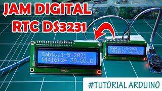 Jam Digital RTC DS3231 dengan LCD16x2 | arduino project