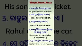 Simple present tense sentences.#ytshorts #english #spokenenglishinodia #englishvocabulary #shorts