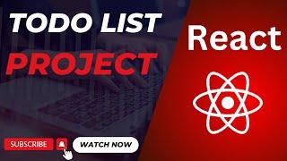 Create a React Todo List App with Local Storage | Full Project Tutorial for Beginners