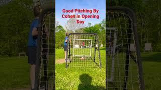 Cohen With a Good Pitching Day at Opening Day #trending #sports #viral #wiffleball