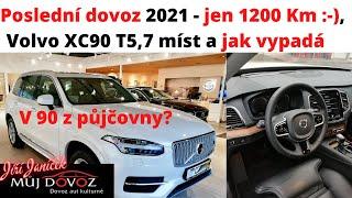 Poslední letošní dovoz z Německa, Volvo XC 90 T5. Stačí benzín? Volvo V90 z půjčovny aut, hrozné!!!