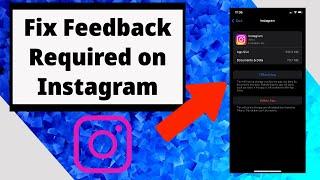 Fix Feedback Required Instagram || Feedback Required Problem Solved