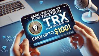 Earn Free TRON (TRX) from Telegram Bot | Earn Up to $100 Passive Income