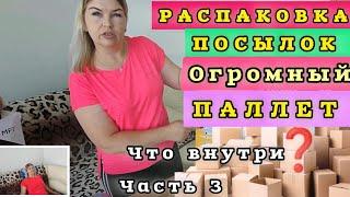 ОГРОМНАЯ РАСПАКОВКА ПОСЫЛОК СУПЕР находка 3 Дня открываю КОРОБКИ с одного Паллета #рекомендации 