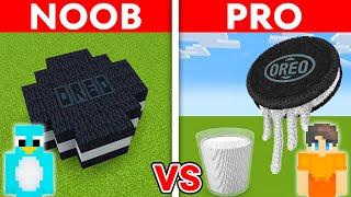 NOOB vs PRO: OREO House Build Challenge in Minecraft