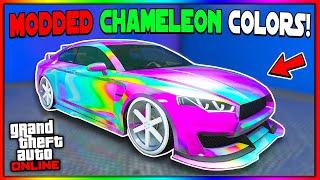 *EASY* CHAMELEON MODDED PAINTJOB ON ANY CAR IN GTA 5 ONLINE! (Modded Crew Color Paintjob Tutorial)