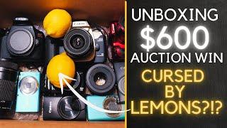 Did I waste $600? Camera Auction Unboxing