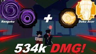 *534k DMG* Rework Rengoku & Doku Scorpion Combo| Shindo Life Combo| Shindo Life| SL2