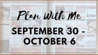 Plan With Me September 30 - October 6 ft. Creative Life of Liz Hygge Fall