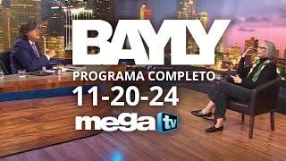 BAYLY EN VIVO Programa Completo 11-20-2024 - ¡Conmovedora charla entre Jaime Bayly y Gina Montaner!