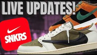 TRAVIS SCOTT JORDAN 1 LOW MEDIUM OLIVE LIVE UPDATES & CERAMIC DUNK LOW LIVE COP!