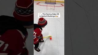 This guy is a Sniper The BEST 2 year old Hockey player HANDS DOWN #hockey #baby #hockeykid #nhl