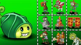 Zoybean Pod MAX Level vs Hard Level Zombies ► Plants vs. Zombies 2: It's About Time