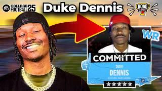 I Put Duke Dennis in College Football 25! (Road to Glory)
