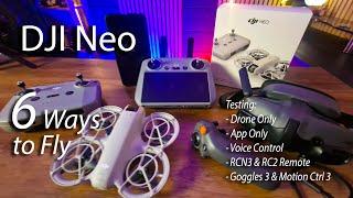 DJI Neo Review - A Great Way to Start FPV with SIX Different Ways to Control