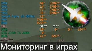 Настраиваем MSI Afterburner - Мониторинг, фпс, frametime, железо в оверлее