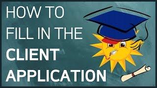 How To Fill In The Solar Coach Client Application