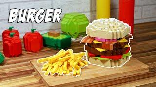 LEGO Cheeseburger  Stop-Motion Cooking