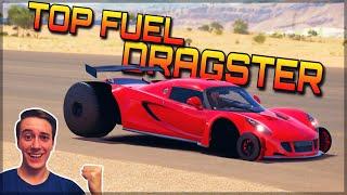 Insane TOP FUEL DRAGSTER | Forza Horizon 3 Dev Mods | Crazy Acceleration!