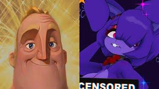 Mr Incredible Becoming Uncanny (Bonnie x Foxy FULL) | FNAF Animation