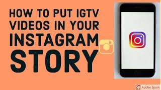 How To Share IGTV videos in your Instagram Story/Status.(IGTV tutorial)| Instagram Tutorial.