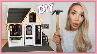 DIY Playhouse Makeover! (Ziya's Dream Home!)