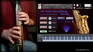 AKAI EWI4000s / 5000 and tenor saxophone NI Kontakt sample library, woodwind vst