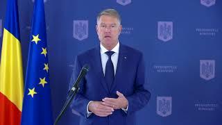 Message by Klaus Iohannis, President of Romania, on Solidarity Lanes