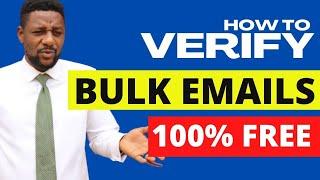 HOW TO VERIFY EMAILS FOR FREE | BULK EMAILS VERIFIER SOFTWARE