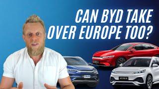 BYD reveals 3 EVs & their prices for Europe & the UK