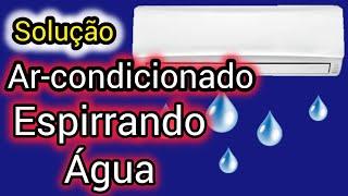 Ar-condicionado Espirrando Água SOLUÇÃO - Annie Guedez