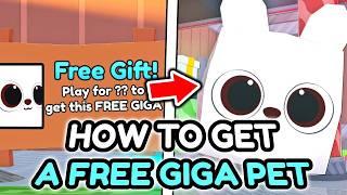 GET THE NEW FREE Giga Pet In Roblox Arm Wrestle Simulator