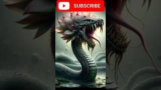 Lotus and snake hybrid video animation #animals #hybridanimals #viral