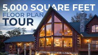 Luxury Log Home Tour!