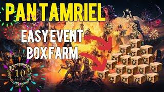 ESO Earn AMAZING Rewards and Gold! EASY BOX FARM Pan Tamriel Event