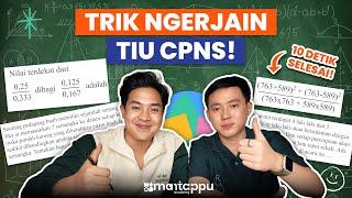 TRIK CEPAT NGERJAIN SOAL TIU CPNS 2024! 10 DETIK SELESAI! JEROME POLIN & BILLYKUR