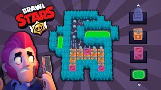 НАРИСОВАЛ AMONG US В BRAWL STARS! AMONG US IN BRAWL STARS!