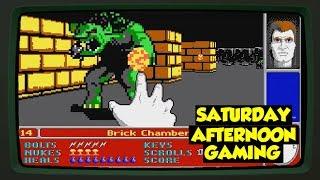 Catacomb 3-D (DOS) - The First First-Person Shooter? - Saturday Afternoon Gaming