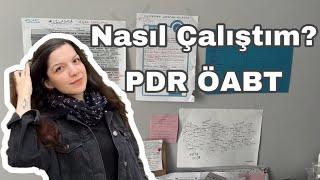 Alan Sınavına Nasıl Çalıştım? | KPSS PDR ÖABT | #pdr #kpss