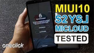 Remove Mi Account Micloud Redmi S2 Redmi Y2 YSL