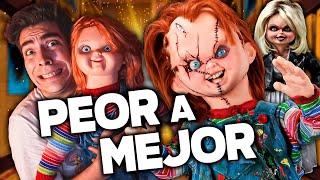 Las 8 PELICULAS de CHUCKY de PEOR a MEJOR