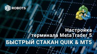 биржевой стакан терминал quik и mt5. Сравнительный анализ