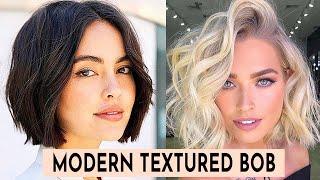 Most popular bob haircut in 2023? Modern Textured Bob