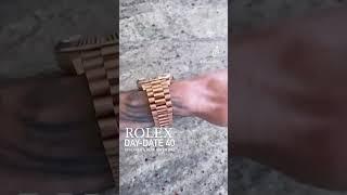 The most beautiful Rolex Day-Date ever = Rose gold & Olive Dial! Do you agree?