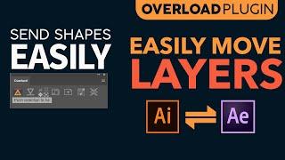 EASILY Move Layers From ILLUSTRATOR TO AFTER EFFECTS  [OVERLOAD TUTORIAL] - URDU | हिन्दी